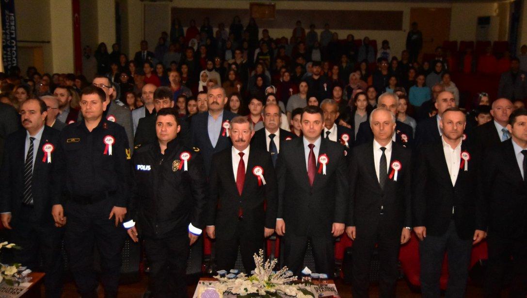 12 Mart İstiklal Marşı'nın Kabulünün 99. Yıldönümü ve Mehmet Akif Ersoy'u Anma Programı Düzenlendi