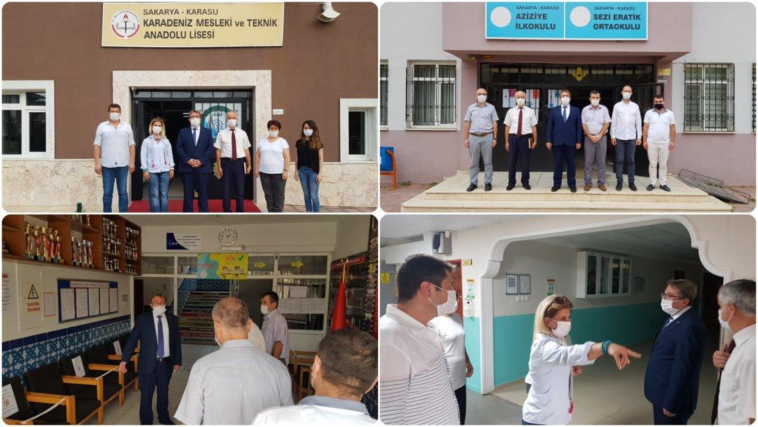 Kaymakamımız Sayın Dr. Ahmet Naci HELVACI Okulları Ziyaret Etti