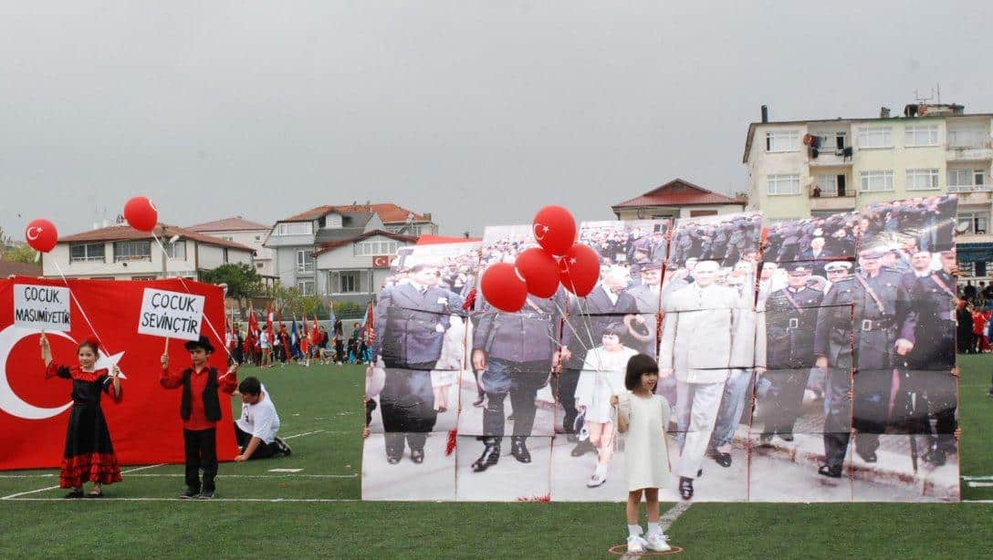 23 Nisan Ulusal Egemenlik ve Çocuk Bayramı İlçe Stadyumunda Coşku ile Kutlandı