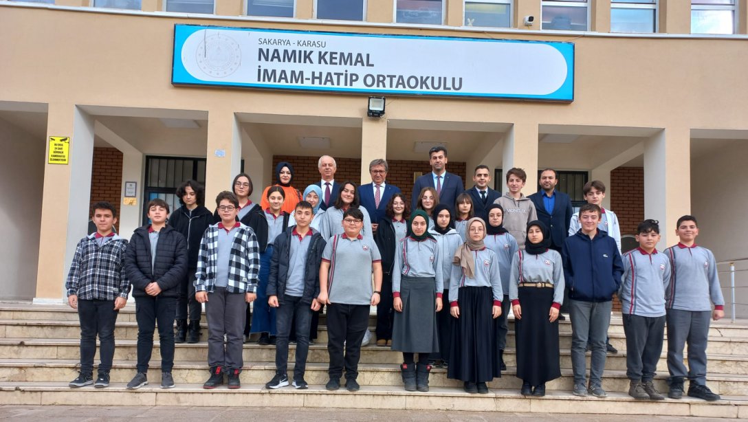 Sayın Kaymakamımız Dr. Ahmet Naci HELVACI okul ziyaretlerine devam ediyor.