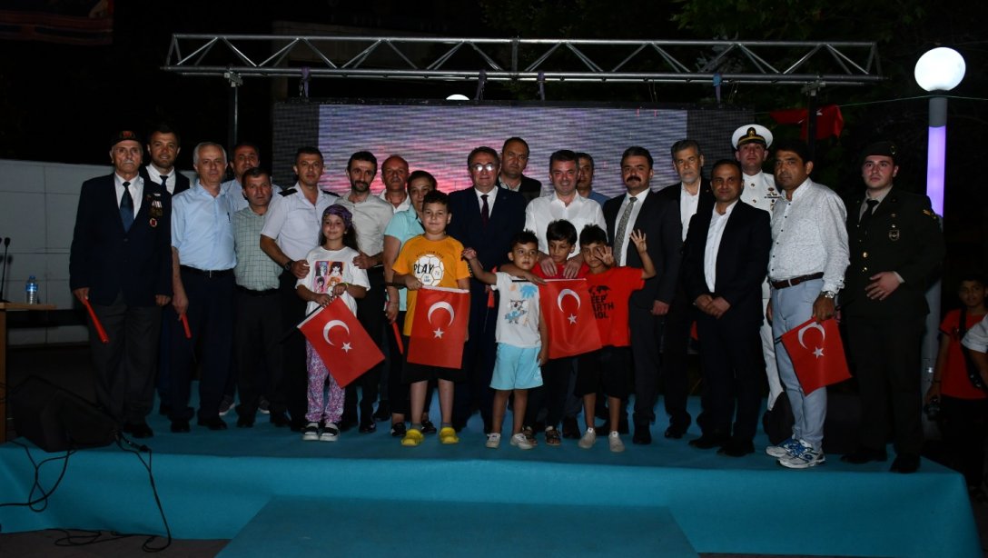 15 Temmuz Demokrasi ve Milli Birlik Günü Programı Başbuğ Alparslan Türkeş Parkında Gerçekleştirildi