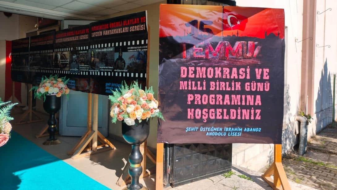 İlçe Milli Eğitim Müdürlüğümüzce  15 Temmuz Demokrasi ve Millî Birlik Günü Programı  gerçekleştirildi.